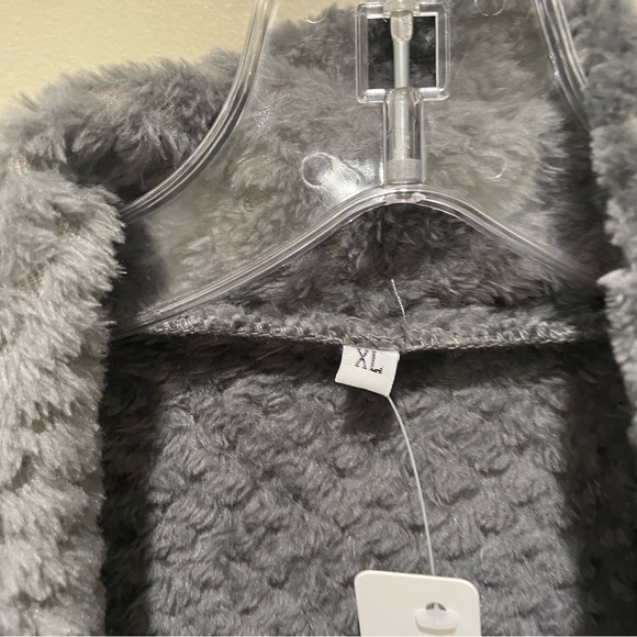 Gaovot Textured Open Sleeveless Vest Grey Women’s Size XL New - Picture 7 of 8